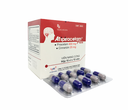 Atipiracetam Plus (Piracetam, Cinnarizin) An Thiên (H/100v)