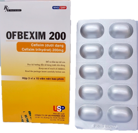 Ofbexim (Cefixim) 200mg US Pharma (H/30v)
