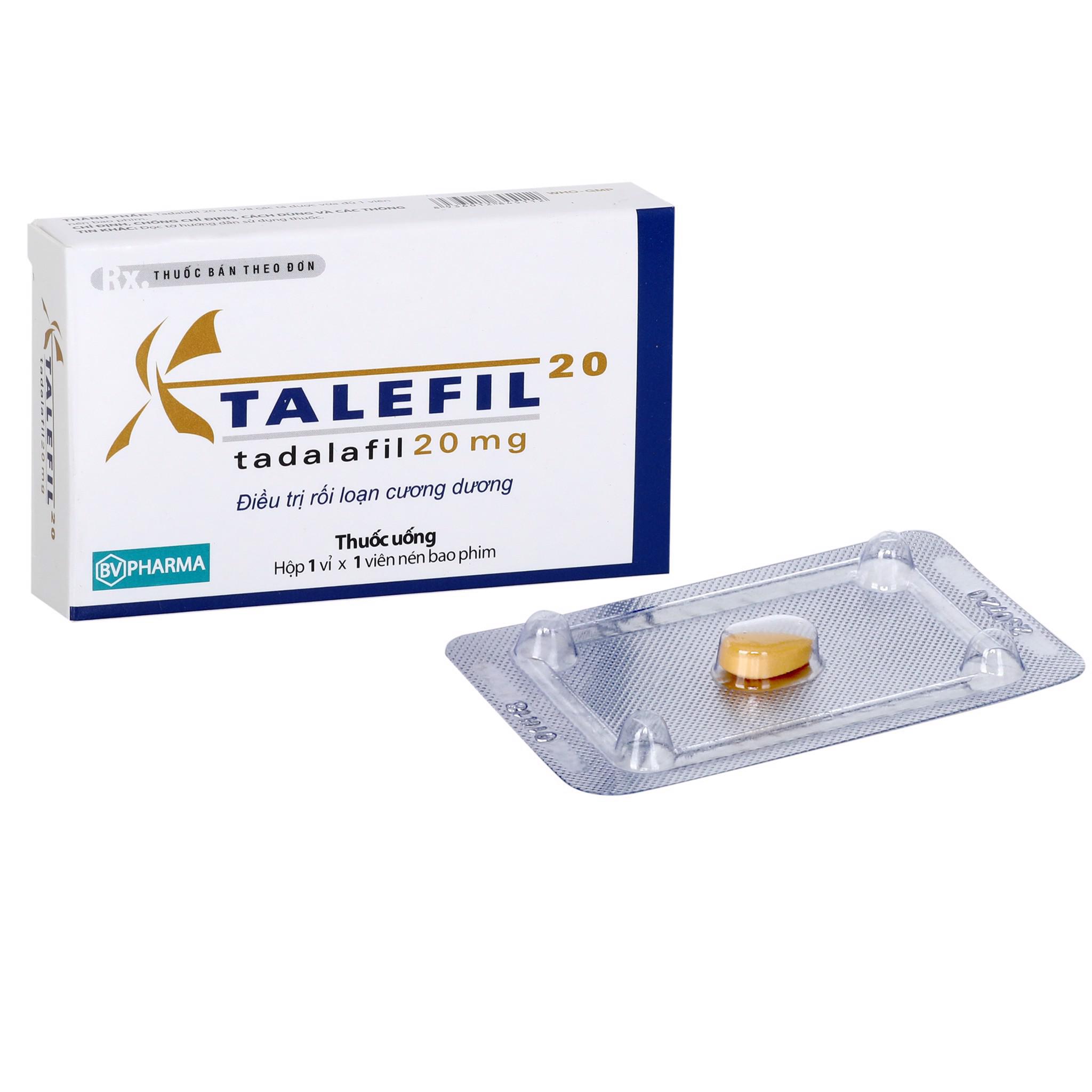 Talefil 20 (Tadalafil) BV Pharma (H/1v)