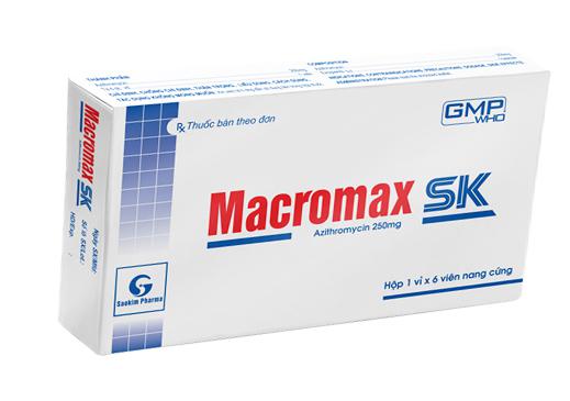 Macromax SK (Azithromycin) 250mg Sao Kim (H/6v)