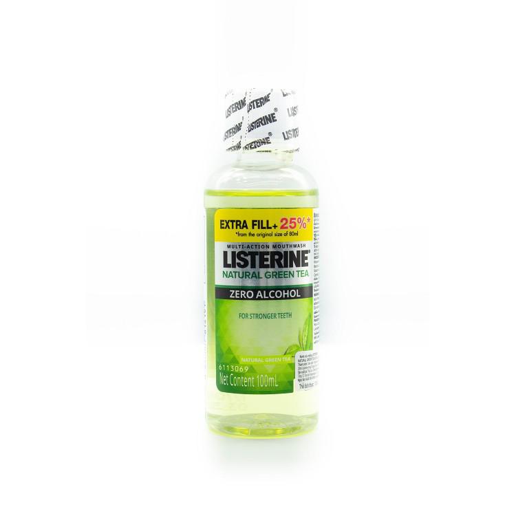 Nước Súc Miệng Listerine Greentea Zero Alcohol (C/100ml)
