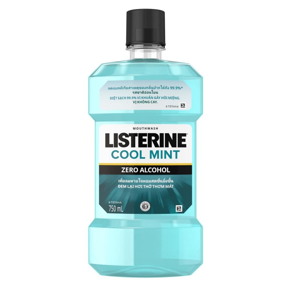 Nước Súc Miệng Listerine Cool Mint Zero Alcohol (C/750ml)