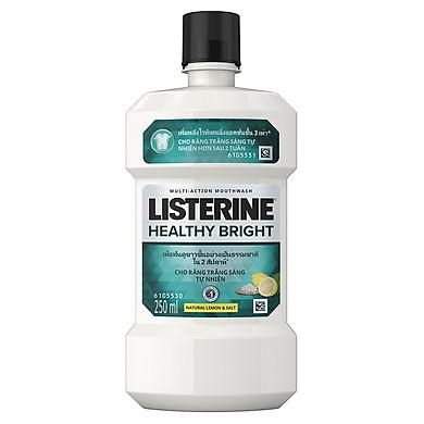 Nước Súc Miệng Listerine Healthy Bright (C/250ml)