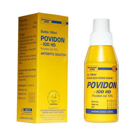 Povidone 10% 500ml HD Pharma (C/500ml)