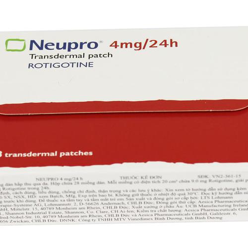 Neupro Patch 4mg/24h (Rotigotine) Sanofi (H/28m)