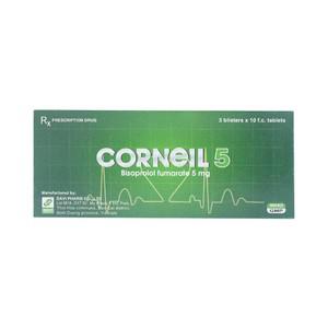 Corneil 5mg (Bisoprolol) Davipharm (Lốc/10h/30v)