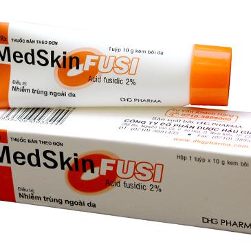 Medskin Fusi (Acid fusidic) 2% Dược Hậu Giang (Lốc/10tuýp/10g)