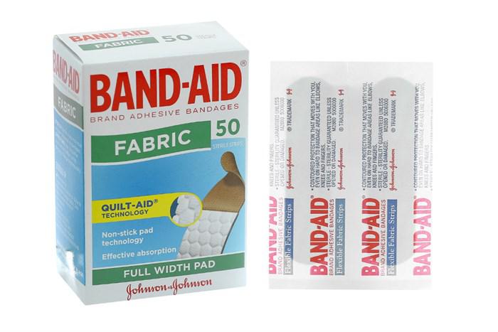 Băng Cá Nhân Band-aid Fabric (Hộp/50 Miếng)