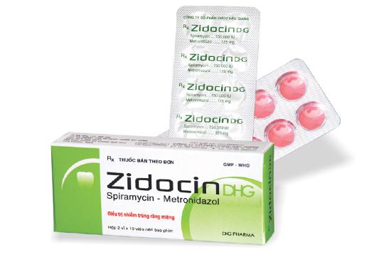 Zidocin (Spiramycin, Metronidazol) DHG Pharma (H/20v)