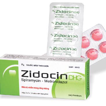 Zidocin (Spiramycin, Metronidazol) DHG Pharma (H/20v)