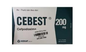 Cebest (Cefpodoxim) 200mg Merap (H/20v)