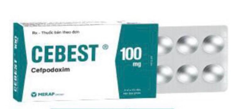 Cebest (Cefpodoxim) 100mg Merap (H/20v)