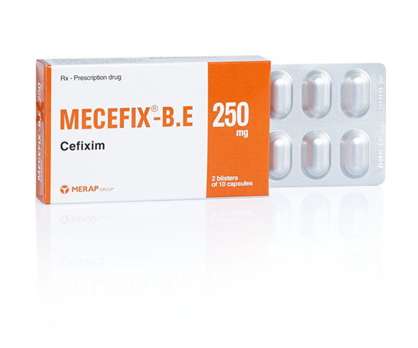Mecefix-B.E (Cefixim) 250mg Merap (H/20v)