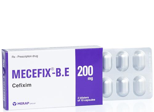 Mecefix-B.E (Cefixim) 200mg Merap (H/20v)