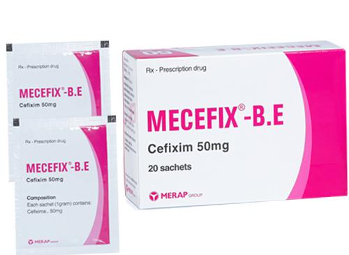 Mecefix-B.E (Cefixim) 50mg Merap (H/20gói)