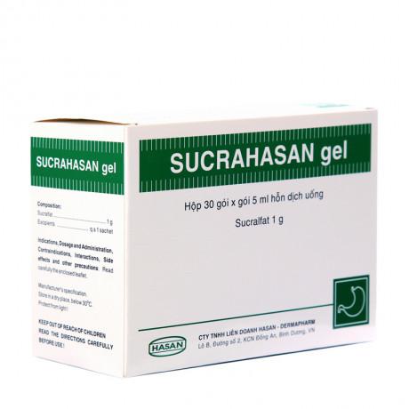 Sucrahasan Gel 1g (Sucralfat) Hasan (H/30gói/5ml)