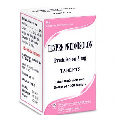 Texpre (Prednisolon) 5mg Rostex (C/1000v)