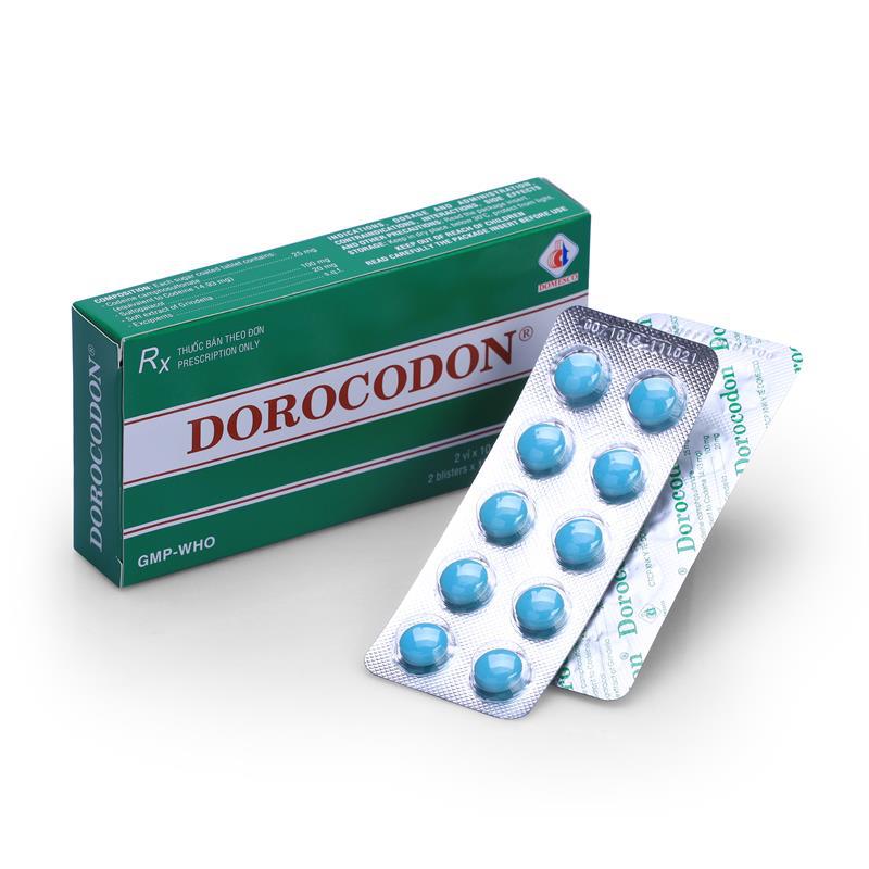 Dorocodon (Codeine, Sulfoguaiacol, Cao Mềm Grindelia) Domesco (H/20v)