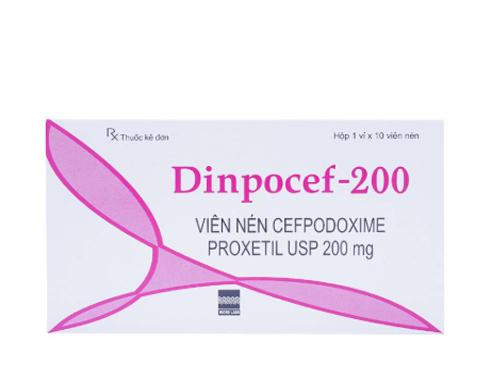Dinpocef 200 (Cefpodoxim) Micro Labs (H/10v)