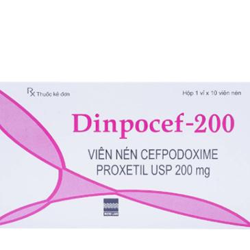 Dinpocef 200 (Cefpodoxim) Micro Labs (H/10v)