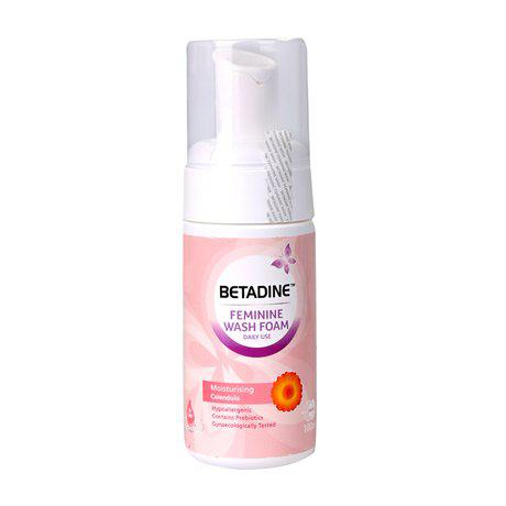 Betadine Feminine Wash Foam Mundipharma (C/100ml) (Hồng)