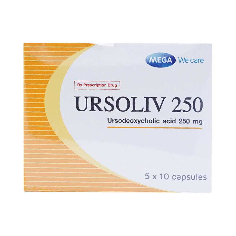 Ursoliv 250 (Acid Ursodeoxycholic) Mega (H/50v)