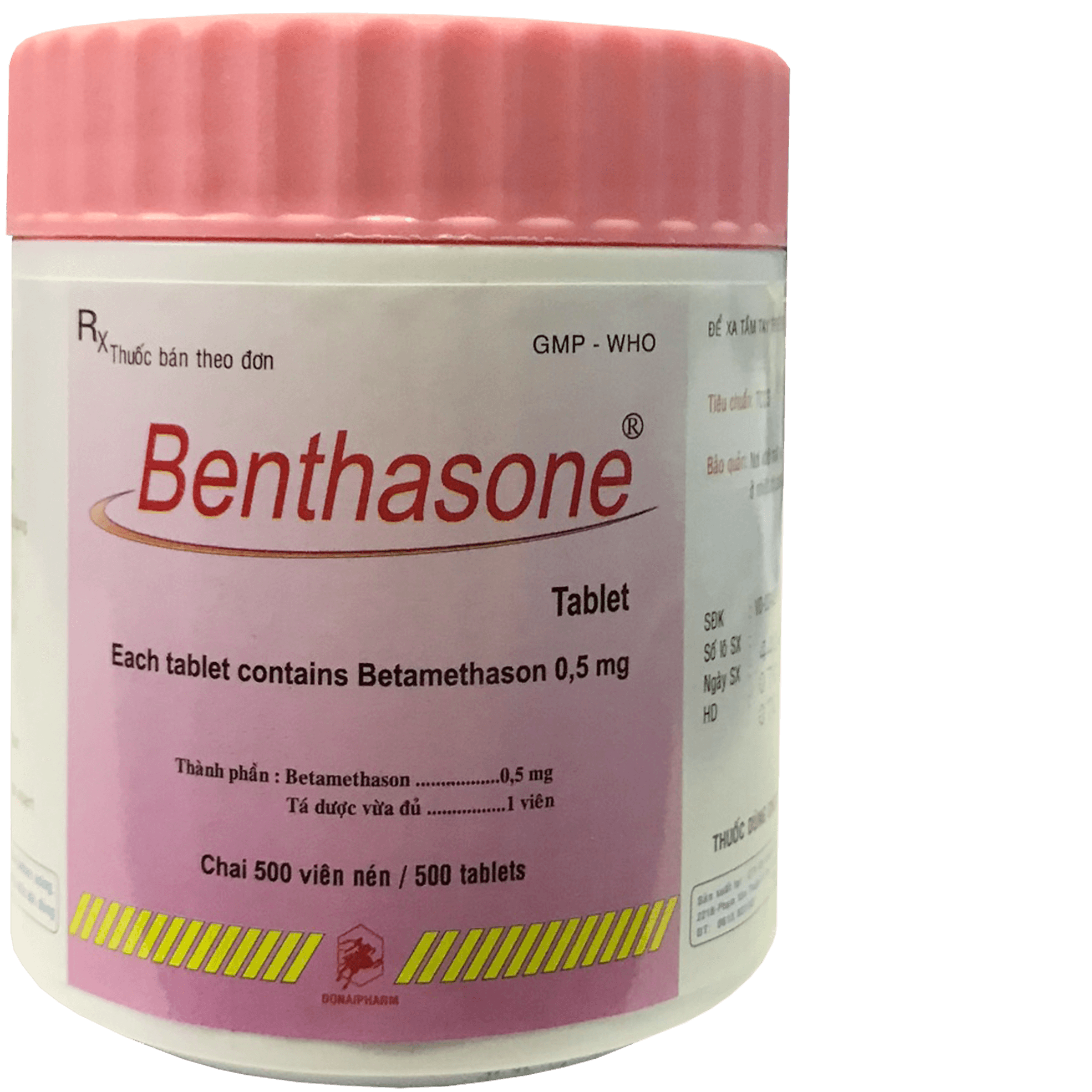 Benthasone (Betamethasone) 0,5mg Donaipharm (C/500v)