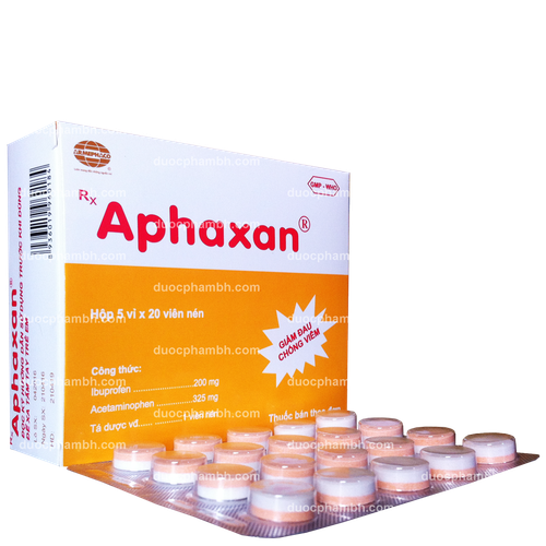 Aphaxan (Ibuprofen, Acetaminophen) Armephaco (H/100v)