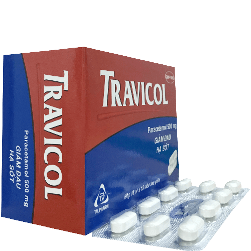 Travicol 500 (Paracetamol) TV.Pharm (H/100v)