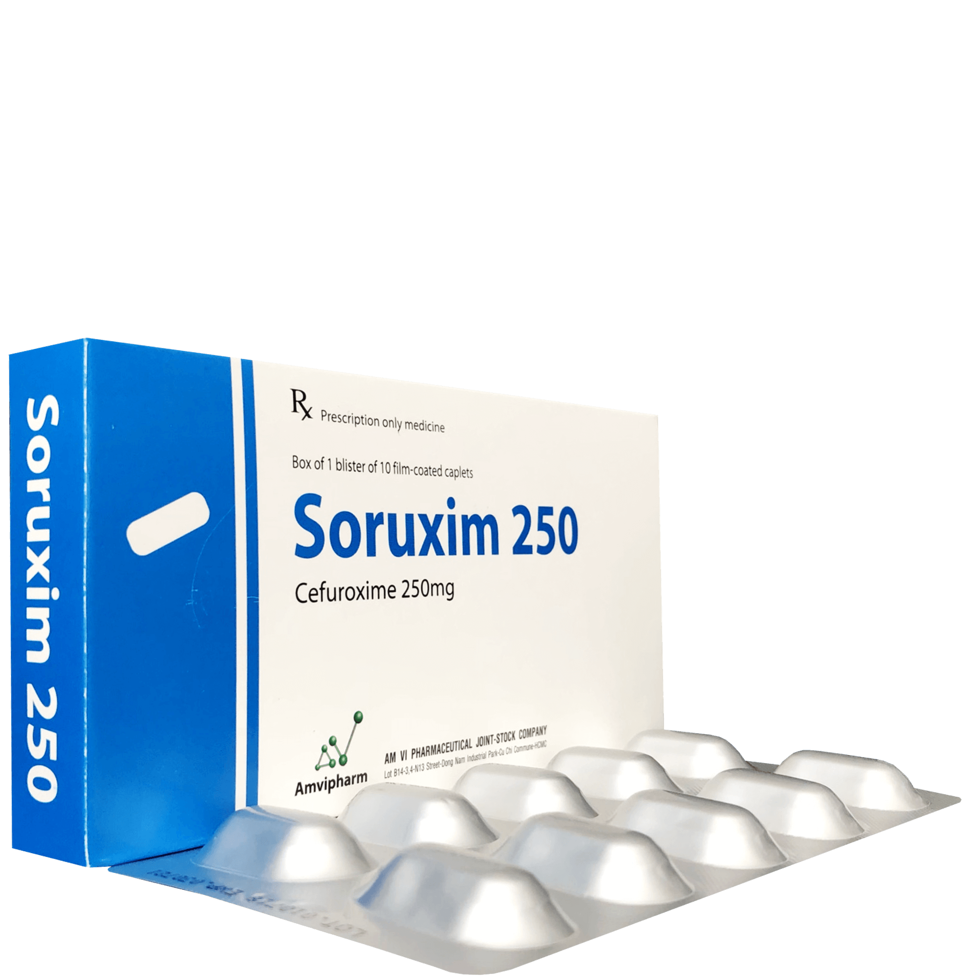 Soruxim 250 (Cefuroxim) Amvipharm (H/10v)