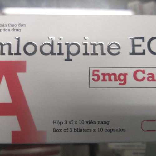 Amlodipine EG 5mg Capsules Pymepharco (H/30v)