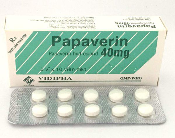 Papaverin 40mg Vidipha (Lốc/10h/30v)