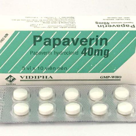 Papaverin 40mg Vidipha (Lốc/10h/30v)