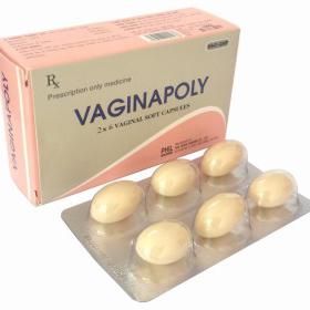 Viên Đặt Âm Đạo Vaginapoly (Neomycin, Nystatin, Polymyxin B) Phil Inter (H/12v)