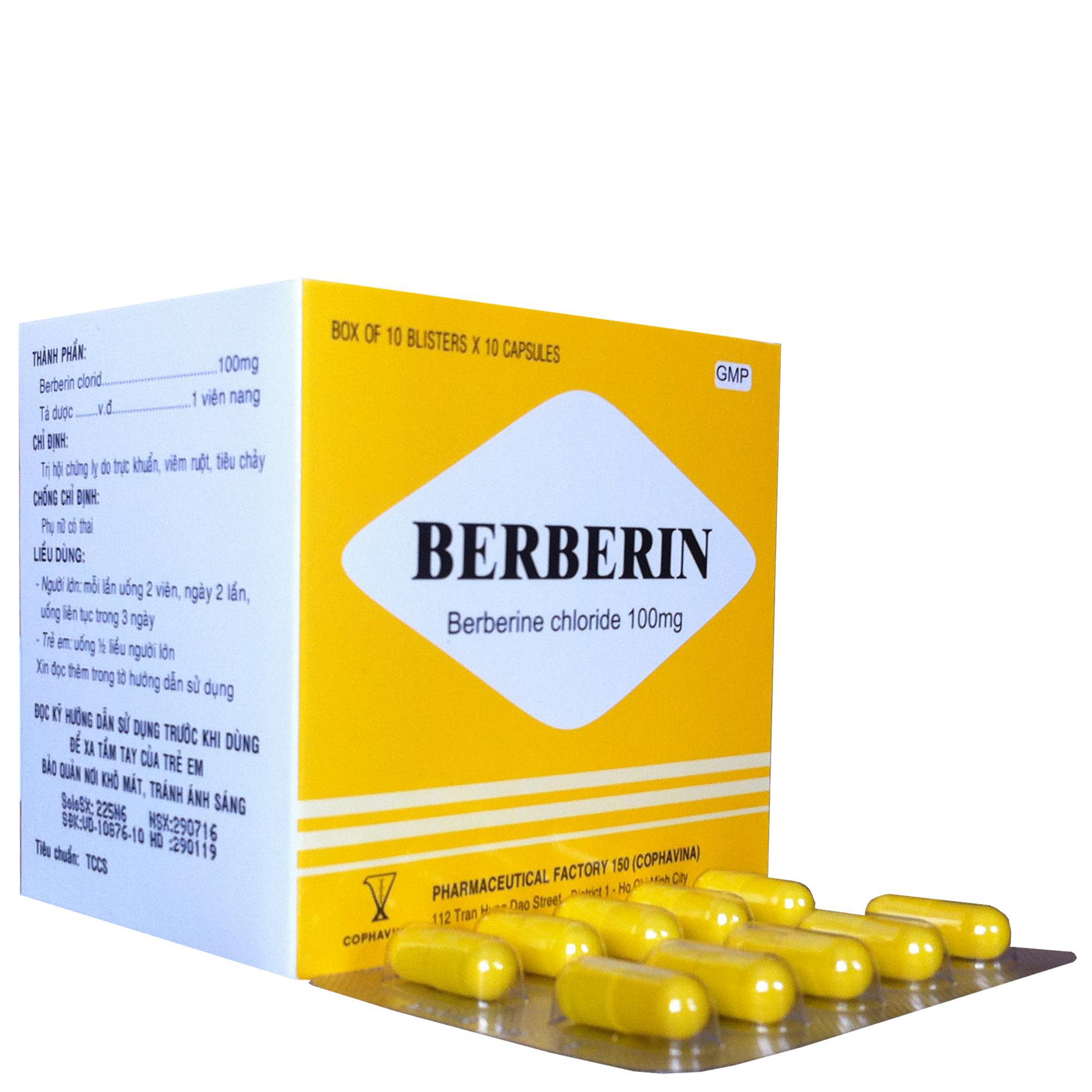 Berberin 100mg Xn150 Cophavina (H/100v)