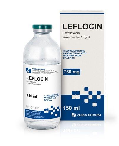 Leflocin (Levofloxacin) 5mg/ml Yuria (C/150ml)