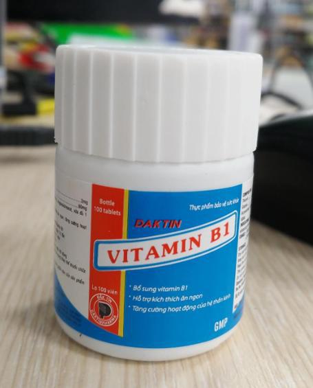 Vitamin B1 50mg Daktin (C/100v) (Viên Nén)