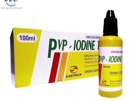 PVP-Iodine (Povidon iod) Hadiphar (C/100ml)