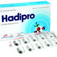 Hadipro (Ciprofloxacin) 500mg Hadiphar (H/30v)