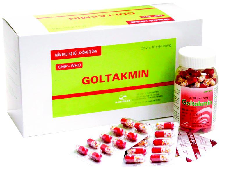 Goltakmin (Paracetamol, Clorpheniramin Maleat) Hadiphar (C/100v)