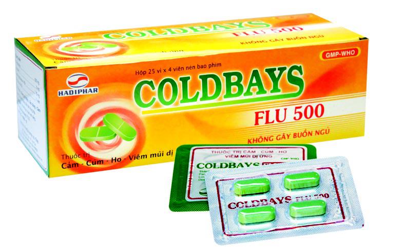 Coldbays Flu (Loratadin, Dextromethorphan, Paracetamol) Hadiphar (H/100v)