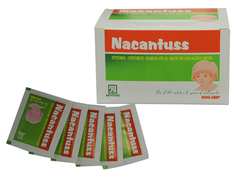 Nacantuss (Guaifenesin, Dextromethorphan , Clorpheniramin) Nadyphar (H/30g/2gr)