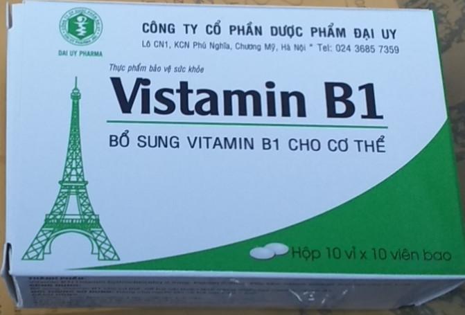 Vistamin B1 Đại Uy (H/100v)