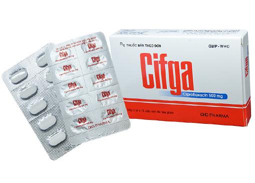 Cifga (Ciprofloxacin) 500mg DHG Pharma (H/20v)