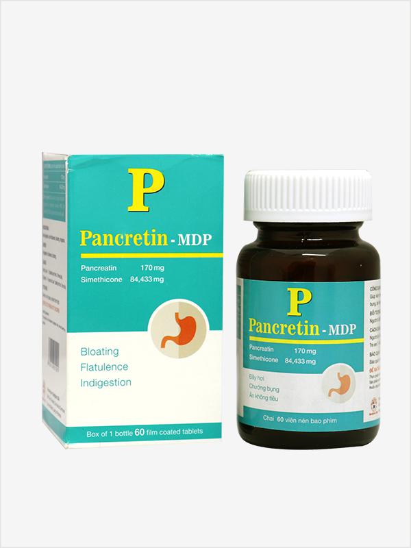 Pancretin MDP (Pancreatin, Simethicone) Mediphar (C/60v)