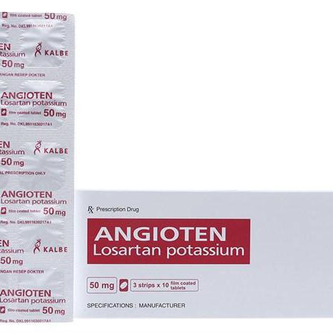 Angioten 50 (Losartan) Kalbe (H/30v)