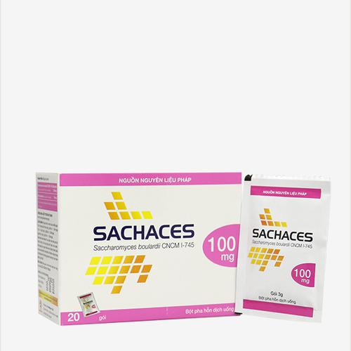 Sachaces 100 (Saccharomyces Boulardii) Mediphar (H/20g/3gr) (Gói)