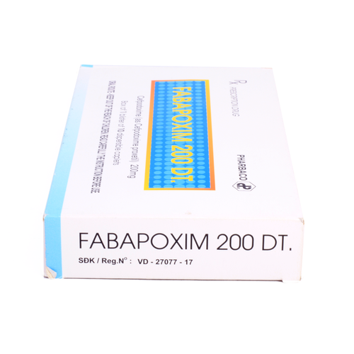 Fabapoxim 200 (Cefpodoxim) Pharbaco (H/10v)