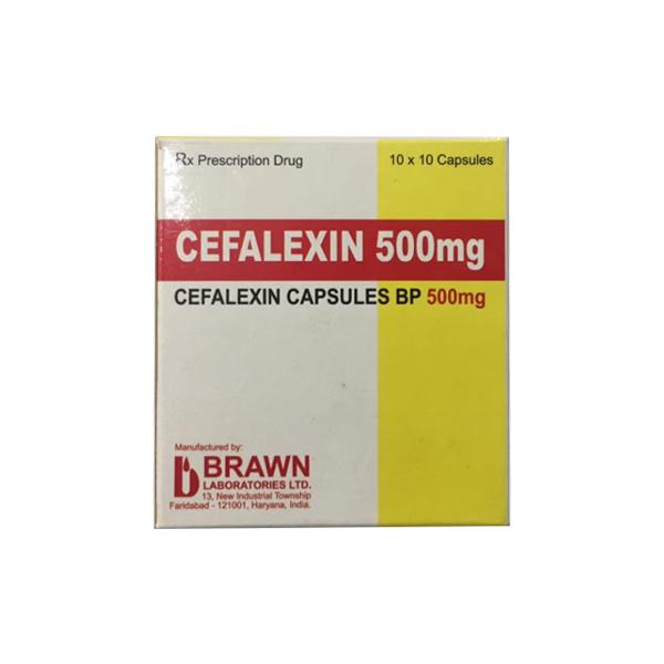 Cefalexin 500mg Brawn (H/100v)