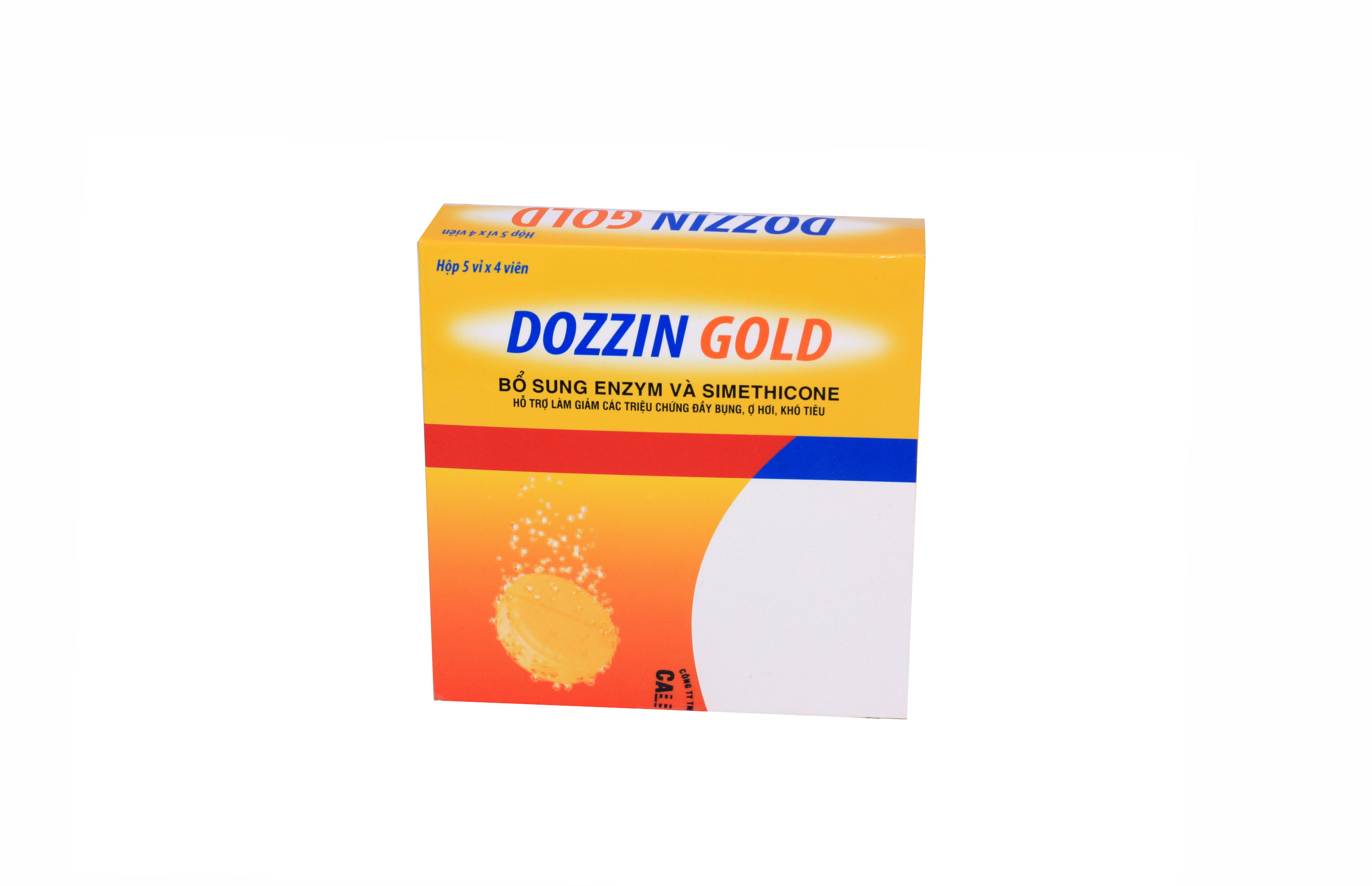 Dozzin Gold (Papain, Alpha amylase, Simethicone) Diamond (H/20v)